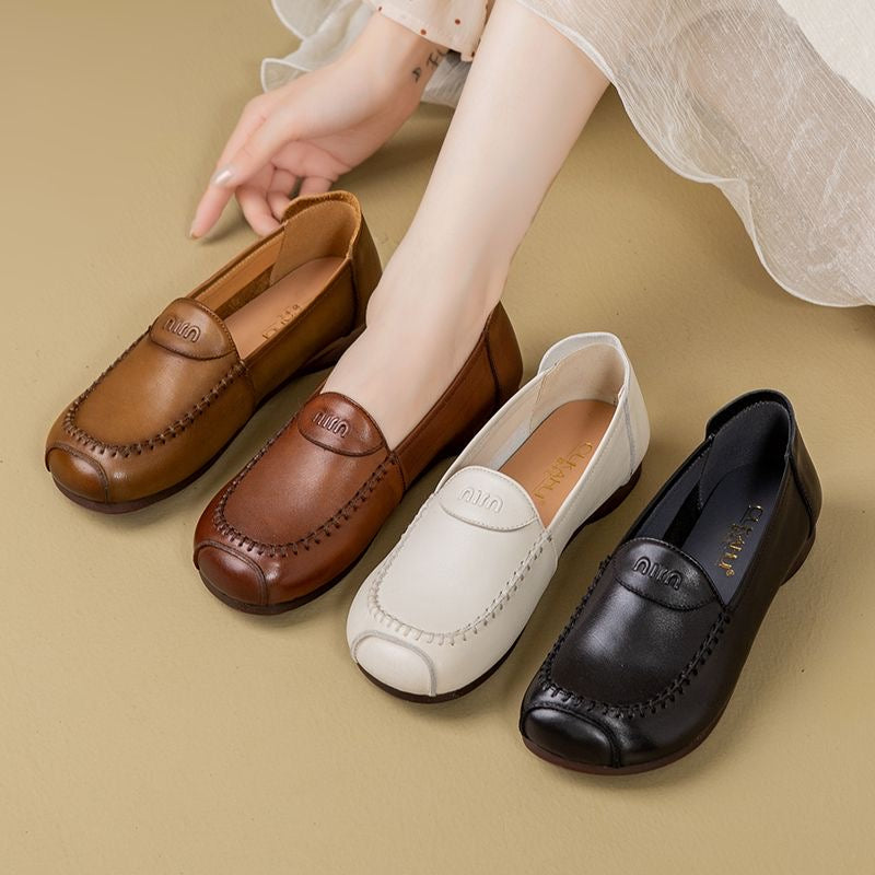 [100% cowhide.] soft sole shoes