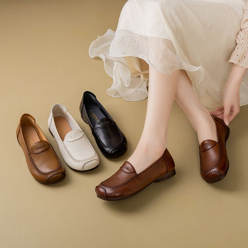 [100% cowhide.] soft sole shoes